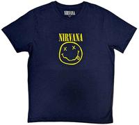 Nirvana - Nirvana Unisex T-Shirt: Yellow Happy Face (X-Large) -