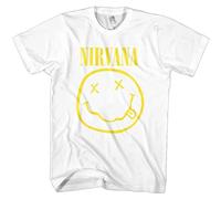 Nirvana Yellow Happy Face White XL Maglietta