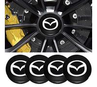 NirWa 4 Confezione Adesivi per Copriruota per Mazda, Coprimozzo, Adesivo per Badge, Accessori per Auto, Accessori Decorativi