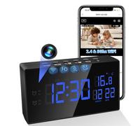 Nisanmoon Telecamera Spia WiFi 2.4/5G, HD 1080P Telecamera Nascosta