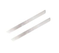 NISANNI 2 Pezzi Battitacco Adesivi Soglie Porte per Smart Electric Drive 2012 2013 2014 2015, Acciaio Inossidabile Benvenuto Pedaliera Esterno Piastra Soglia Sticker Auto Accessori,Silver