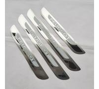 NISANNI 4 Pezzi Battitacco Adesivi Soglie Porte per Peugeot 308 SW II T9 I 2014-2017, Inossidabile Benvenuto Pedaliera Esterno Piastra Soglia Sticker Accessori