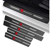 NISANNI 4 Pezzi Battitacco per Auto per Peugeot 308 III Active Pack/Allure/Allure Pack/308 GT 2021-2024, Adesivi Soglia Auto Esterno Piastra Batticalcagno Benvenuto Pedaliera Car Accessori