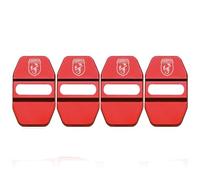 NISANNI 4 Pezzi Copertura Protettiva per Chiusura Portiera per Fiat Abarth Lancia 124 500 595 600e 695 Punto 500 500e 500c 500l 500x, Adesivo Protettivo per Chiusura Copri Serratura Portiera