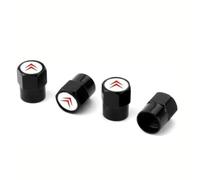NISANNI 4 Pezzi Tappi per Pneumatici per Citr-oen DS3 DS4 DS5 DS6 DS7 C1 C2 C3 C4 C5 C6 C8, Impermeabile Tappini Gomme Auto Tappo Antipolvere della Ruota Accessori Auto,Black-2