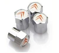 NISANNI 4 Pezzi Tappi per Pneumatici per Citr-oen DS3 DS4 DS5 DS6 DS7 C1 C2 C3 C4 C5 C6 C8, Impermeabile Tappini Gomme Auto Tappo Antipolvere della Ruota Accessori Auto,Silver-2