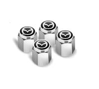 NISANNI 4 Pezzi Tappi per Pneumatici per Mazda 2 3 6 CX-3 CX-30 CX-5 CX-50 CX-60 CX-7 MX-5 MX-30, Impermeabile Tappini Gomme Auto Tappo Antipolvere della Ruota dell'automobile Accessori Auto