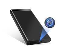 Nisanuki Telecamera Nascosta Spia, Mini Telecamera Spia 10000mAh Power Bank 1080P HD Spy Cam Videocamera con Visione Notturna Rilevamento di Movimento 50 Ore di Registrazione