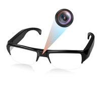 Nisanuki Telecamera Spia Bicchieri, Mini Telecamera Nascosta Occhiali1080P HD Microcamera Spia Sport Spy Cam per Registrazione Video Scattare Foto