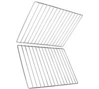 Nischenmarkt Griglia in acciaio inox, diverse misure, confezione da 2 (44,5 x 34 cm)