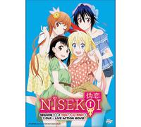 Nisekoi (TV 1&2: VOL.1 - 32 + 3 OVVA + Live Film) ~ Sottotitolo inglese ~ DVD...