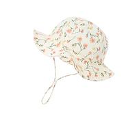 Nishine Beacg - Cappello da Sole per Bambine e Ragazze, Cappello da Pescatore (Fiori d’Avorio)
