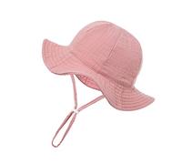 Nishine Beacg - Cappello da Sole per Bambine e Ragazze, Cappello da Pescatore, Rosa Cipria