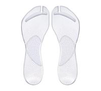 Nishiyuenyi 2 Pezzi di Cuscinetti di Supporto per L'arco in Silicone, Cuscini Ergonomici per Sandali Da Uomo con Tacco a Spillo, Chiaro, S