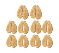 Nishiyuenyi 5 paia di Orecchie Da Coniglio, Copricapo per Costumi, Orecchie Morbide E Pelose per Travestimenti, Fascia per Capelli a Tema Anime, Cachi