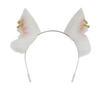 Nishiyuenyi Accessorio per Bambole Accessori per Le Orecchie Animali Auricolare Custode per Copricapo di Peluche per Peluche Ceso per Capelli Abito Da Festa per L, Bianco