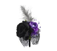 Nishiyuenyi Bouquet di Fiori Da Sposa, Bracciale, Polsiera, Fai Da Te, Fatto a Mano, Fiore All'occhiello per Festa, Sposa, Damigelle D'onore, Viola