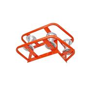 Nishiyuenyi Rulloguida per Cavi Elettrici con Telaio Metallico Arancione E Rosso per Installazioni Pesanti E di Linee con Rulli Triangolari da, 井口大弯（铝轮）