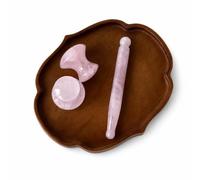 Nishiyuenyi Set Gua Sha e Massagtore per Massaggio Facciale e Cura della Pelle