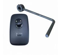 Nishiyuenyi Specchio Retrovisore da Escavatore con Staffa a Gomito E Supporto Universale in Plastica Vetro E Metallo per Garantire, style to 4
