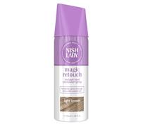 Nishlady Magic Retouch Sprays Instant Root Concealer Spray - Veloce e facile da usare, spray per ritocchi per donne, colore marrone chiaro, nero (Light Brown, 100 ml (confezione da 1)