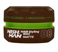 Nish Man 08 cera modellante per capelli corti effetto opaco 150 ml