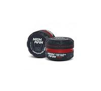NISHMAN Cera per Capelli per Uomini 09 - Cola 150g - Profumo Cola - Effetto Brillante Naturale - Tenuta Forte - Gel per Capelli Aqua Wax - Controllo e Definizione a Lunga Durata
