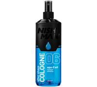 Nishman After Shave Cologne 400ML - Fragranza rinfrescante per l'uomo moderno - Perfetto per il dopobarba - Protezione e idratazione di lunga durata (400 ml (Confezione da 1), 06 - Aqua D'asil)