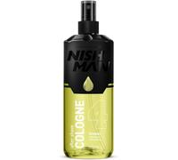 NISHMAN Aftershave Cologne 04 - Lemon 400ml - Lozione Rinfrescante Dopo Barba per Uomini - Profumo di Limone Tradizionale, Eucalipto, Rosa, Muschio - Colonia Dopo Barba per Uomini