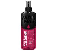 Nishman After Shave Cologne 400ML - Fragranza rinfrescante per l'uomo moderno - Perfetto per il dopobarba - Protezione e idratazione di lunga durata (400 ml (Confezione da 1), 05 - Volcano)