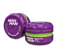 Nishman Aqua Hair Styling Wax 04 Rugby 150ml - Cera capelli
