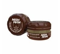 NISHMAN Balsamo Styling per Barba e Baffi 100ml - Styling Perfetto per una Barba e Baffi Ben Definiti - Idrata e Nutre i Tuoi Peli
