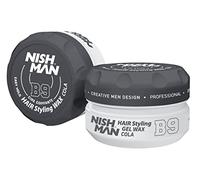NISHMAN Cera Gel Aqua per Uomini B9 - Cola 150g - Profumo di Cola - Aspetto Lucido Naturale - Tenuta Ultra Forte - Controllo e Definizione a Lunga Durata