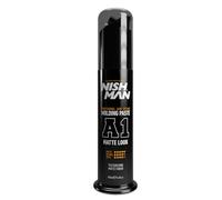 NISHMAN Cera Modellante per Capelli A1 - Matte Look 100ml - Fissaggio Forte, Finitura Opaca e Styling Duraturo per Uomini - Cera Capillare Professionale per Volume, Texture e Look Naturale