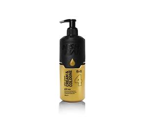 NISHMAN Crema Dopobarba Cologne 04 - Gold One 400ml - Crema & Cologne 2in1, Dopobarba Extra Idratante per Uomo - Lozione Idratante Rinfrescante & Rinfrescante Post-Rasatura