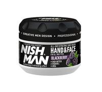 NISHMAN Crema per Mani e Viso - Blackberry 300ml - Crema Idratante, Nutriente e Protettiva per una Pelle Sana - Ideale per Pelle Secca e Sensibile