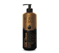 NISHMAN Crema Ricci 200ml Per Uomo - Crema Definente Per Capelli Ricci & Mossi - Prodotto Leave-in Condizionante Per Lo Styling - Lisciante Anticrespo Per Ricci Ben Definiti