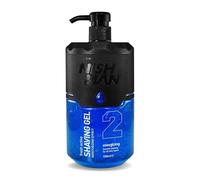 NISHMAN Gel da Barba 02 - Energizing 1000ml - Per una Rasatura Morbida, Idratante e Nutriente - Protezione Perfetta per una Pelle Liscia - Profumo Fresco e Duraturo - Cura Uomo