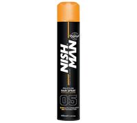 NISHMAN Lacca per Capelli 05 - Ultra Strong 400ml - Fissaggio Forte, Lucentezza & Lunga Durata per Tutti i Tipi di Capelli - Ideale per Styling, Protezione & Uso Quotidiano