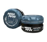 NISHMAN Cera Modellante Opaca M9 - Flessibile Opaca Fissaggio Forte 100g - Fissaggio Forte e Duraturo con Finitura Opaca - Cera per Capelli Perfetta per Stile e Texture