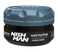 NISHMAN Cera Modellante Opaca M9 - Flessibile Opaca Fissaggio Forte 100g - Fissaggio Forte e Duraturo con Finitura Opaca - Cera per Capelli Perfetta per Stile e Texture