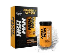 Nishman Hair Styling Powder 20G - Volume Massimo E Consistenza - Polvere Perfetta Per Lo Styling Dei Capelli Per Una Tenuta Flessibile (20GR, P1 - Mattifying Volume Light Control)