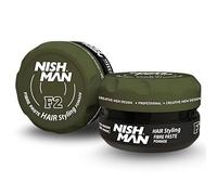 NISHMAN Pomata per Capelli F2 - Fibre Paste Pomade 100g - Tenuta Forte e Flessibile & Finitura Opaca - Texture e Definizione di Lunga Durata - Facile da Applicare e Rimodellare