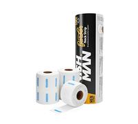 NISHMAN Strisce per Collo e Nuca - Bianco 5 Rotoli con 100 Strisce - Protezione Morbida per il Collo per una Rasatura Confortevole o un Taglio di Capelli Che Cattura i Capelli