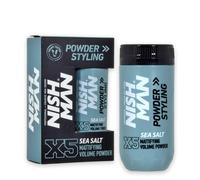 NISHMAN Polvere per capelli P1, sale marino X5, 20 g, polvere volumizzante per uomini e donne, lifting istantaneo delle radici, tenuta leggera e finitura opaca, polvere professionale per styling