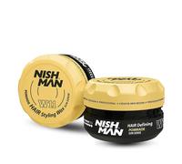 NISHMAN Cera Pomade per Capelli W11 - Sun Sense 100g - Cera Capillare Flessibile per Tenuta Forte e Lucentezza - Perfetta per uno Stile Duraturo, Cura e Look a Lunga Durata