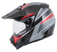 NISHUA Enduro Carbon Evo Casco Enduro Carbonio/Nero/Rosso M