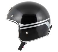 NISHUA Jet 2 Evo Casco Jet unisex nero, taglia XS