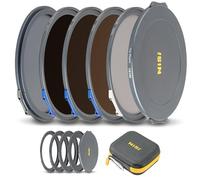 NiSi JetMag - Kit di filtri magnetici Pro da 82 mm con bloccaggio, kit filtro ND orizzontale (FS ND8, FS ND64, FS ND1000, True Colour CPL, 67 mm/72 mm/77 mm/82 mm)