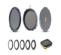 NiSi JetMag Pro 1-5 Stops VND - Flex Kit filtri magnetici. Include True Color 1-5 Stop filtro ND variabile, e Anelli adattatori magnetici 67/72/77/82 mm